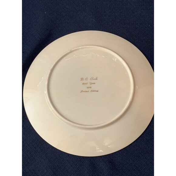 B.C. Clark 82nd Year 1974 Limited Edition Christmas Tree Plate 8.5" - Picture 4 of 5
